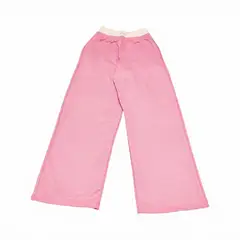 GENERICO - Pantalón palazo french terry mujer