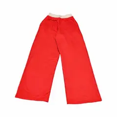 GENERICO - Pantalón palazo french terry mujer