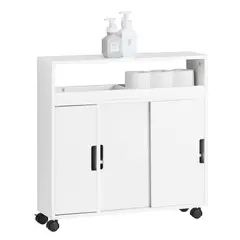 GENERICO - Mueble Multiusos con Puerta corrediza Blanco Dakota Amore Home