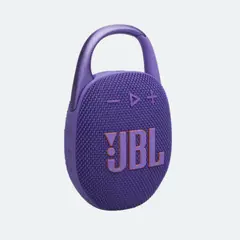 JBL - Clip 5 Altavoz Bluetooth portátil resistente al agua con gancho Morado