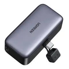 UGREEN - Power Bank 5000mah 20w PB503 Con Conector Usb-c Gris