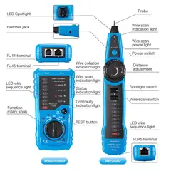 GENERICO - GENERADOR DE TONOS TESTEADOR DE CABLE DE RED RJ45 RJ 11