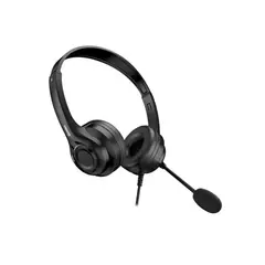 GENIUS - Audífonos Hs-235U Con Micrófono, 40Mm, Usb-A, Color Negro, Ideales Para Gaming Y Tr