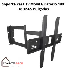 NACIONAL - Soporte Para Tv Móvil Giratorio 180° De 32-65 Drn60 Negro.