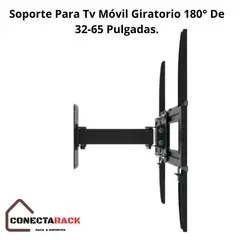 NACIONAL - Rack De Pared Movil 32 - 65" Solo 1 Brazo giratorio 180°.