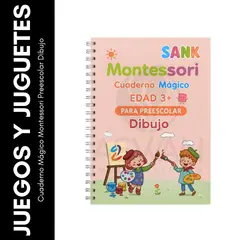 GENERICO - Cuaderno Mágico Montessori Preescolar Dibujo