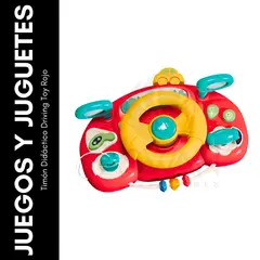 GENERICO - Timón Didáctico Driving Toy Rojo