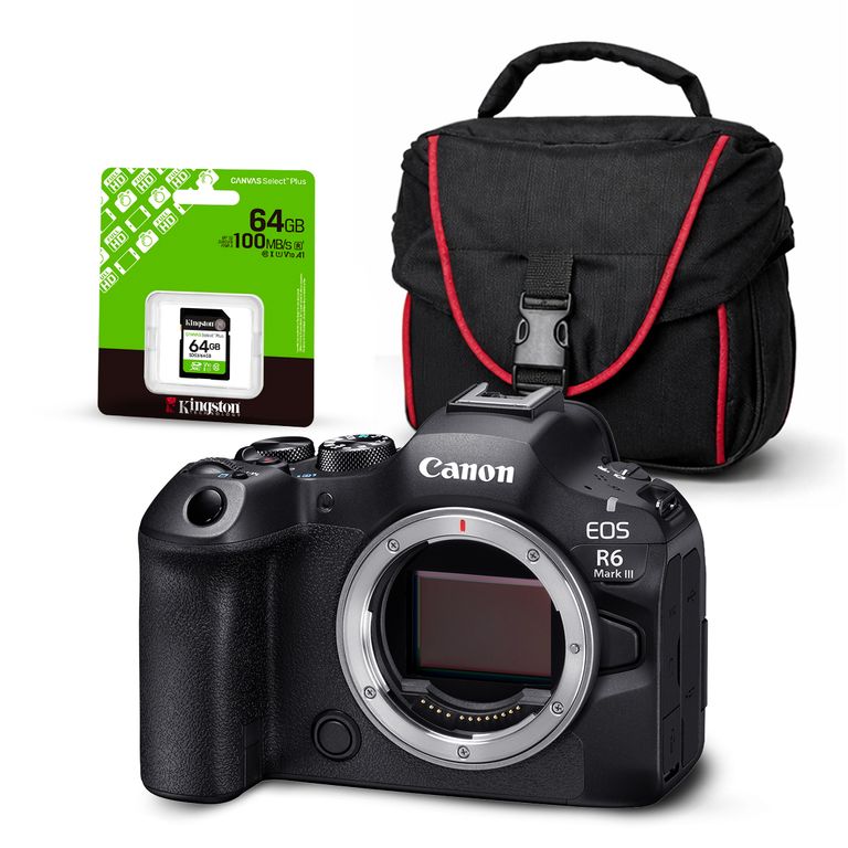 Cámara EOS R6 Mark II Cuerpo Solo + Kit Básico