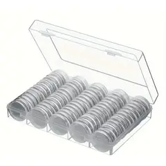 GENERICO - ESTUCHE PARA MOMEDAS DE COLECCION PARA 100 PIEZAS