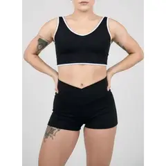 TWO OCEANS FITWEAR - Short deportivo con pretina Cruzada para mujer