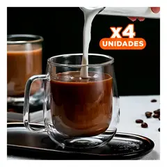 RYBIU IMPORT - Pack4 Vaso Aesthetic para Tu Rutinas Y+Regalo Stickers