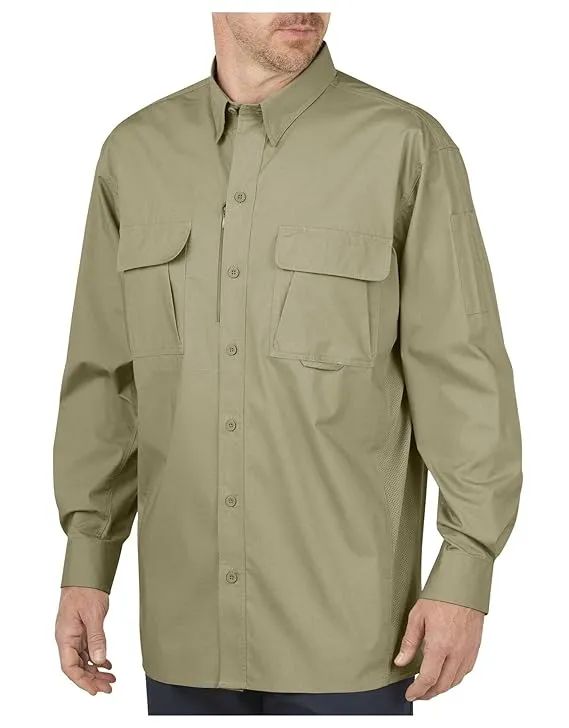 Camisa táctica manga larga con ventilacion anti desgarro