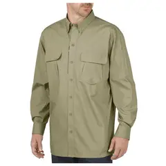 DICKIES - Camisa de trabajo industrial de manga larga para hombre