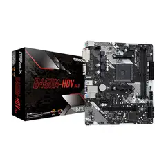 ASROCK - Placa Base B450M-HDV R40 Chipset AMD B450 Socket AM4 Compa