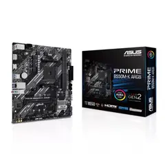 ASUS - Prime B550M-K Placa Madre Argb Micro Atx, 4X Ddr4 Hasta 128Gb, Ideal Para Pc Gaming