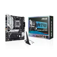 ASUS - B650M-Ayw Wifi Motherboard Matx Con Chipset Amd B650 Y Socket Am5 - Alta Conectividad