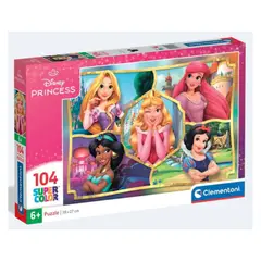 CLEMENTONI - Rompecabezas 104 Pzas - Princesas Disney