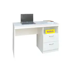 TEMEL - Escritorio 120 cm Color Blanco Modelo PES
