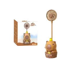 OTTOWARE - Mini Ventilador Capibara con Tajador incluido