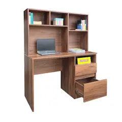 TEMEL - Escritorio con Estante y Cajonera 120 cm Catania – MEV