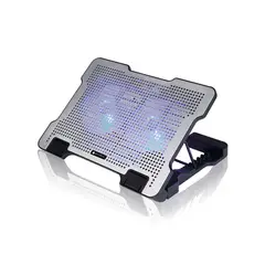 ANTRYX - Cooler Xtreme N300 Para Laptop 15.6” En Color Silver - Eficiencia Y Estilo Para Tu