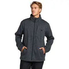 BILLABONG - Polera Hombre Boundary Mock Zip Azul