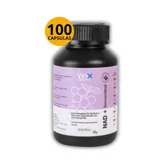 GENERICO - NAD + RESVERATROL CON COMPLEJO B Y BIOTINA TMX 100 CAPSULAS UVA BORGOÑA