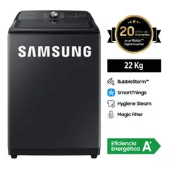 SAMSUNG - Lavadora 22 Kg Bubble Smart WA22A8377GV/PE