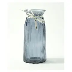 ICHIMATSU - FLORERO ORIGAMI GRIS 11X29 CM