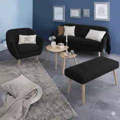 GENERICO - SOFÁ 2,1 Y BUTACA LAIT