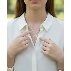 GENERICO - COLLAR INFINITO EN PLATA