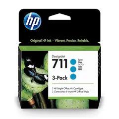 HP - TINTA 711 CIAN 3 PACK CZ134A
