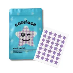 GENERICO - Parches de acné de estrellas morada - 35 unidades -- Coolface