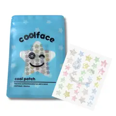 GENERICO - Parches de acné de estrellas escarchadas de colores Fairy - 35 unidades -- Coolface