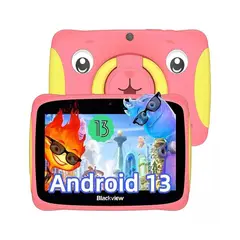 BLACKVIEW - Tablet Para Niños Tab3 Kids 2GB RAM + 32GB ROM Wifi Hd - - ROSA