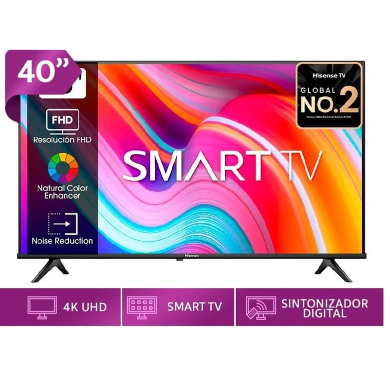 TELEVISOR 40 SMART TV LED FHD 40A4K VIDAA