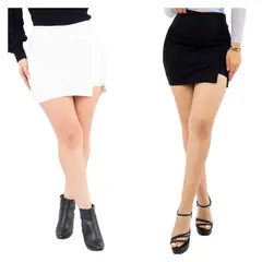 GENERICO - Pack x2 Falda Short Mini Yesi Mujer