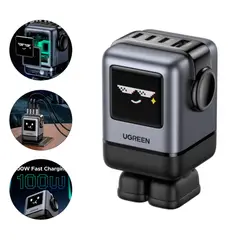 UGREEN - Cargador 100W Uno RG Robot GaN con Carga Rápida
