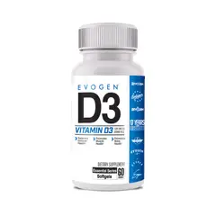 EVOGEN - Vitamina D3 - 5000 IU 60 capsulas