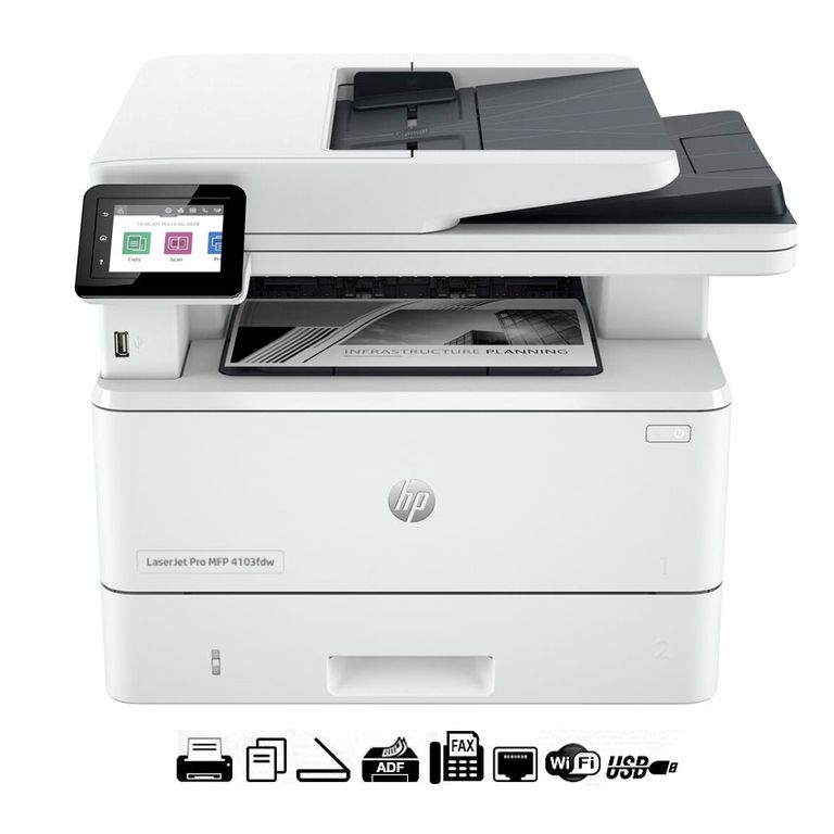 Impresora LaserJet Pro MFP 4103fdw laser Wi-Fi Dúplex