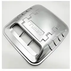 GENERICO - Toma Aire Para Capot Turbo silver Tuning 37x40 CM