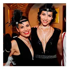 GENERICO - Set Charleston inspirado en los años 20