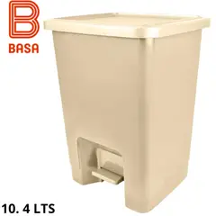BASA - Papelera 10 Lt Automática Crema -