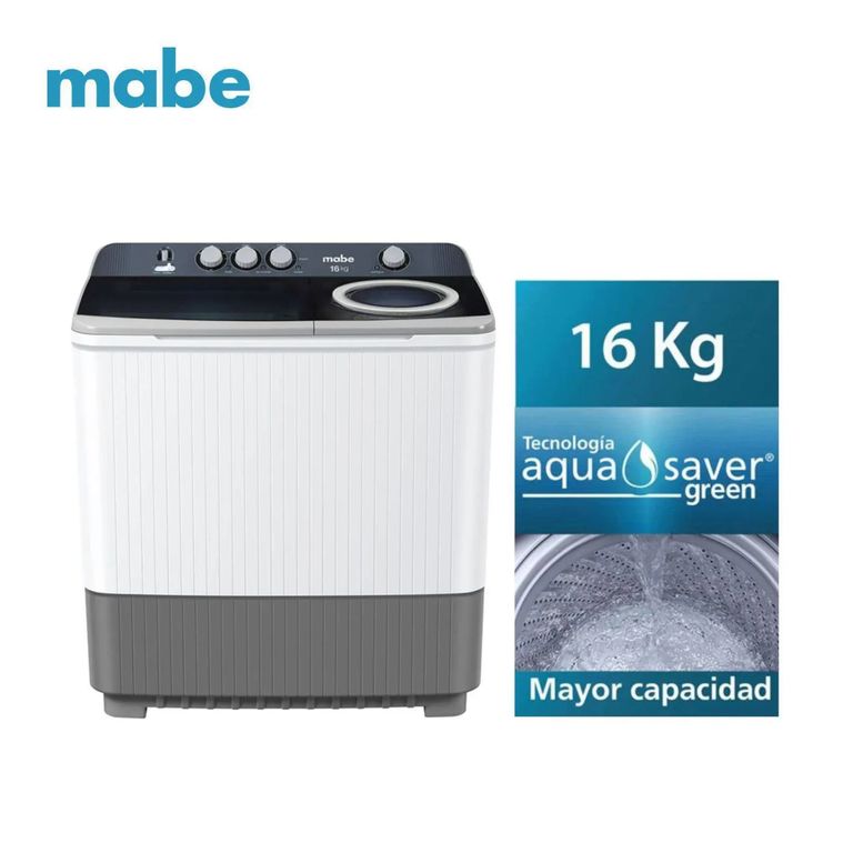 LAVADORA SEMIAUTOMÁTICA - LMD6124PBBB0 DE 16KG BLANCA
