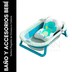 GENERICO - Bañera Plegable de Dinosaurio Celeste