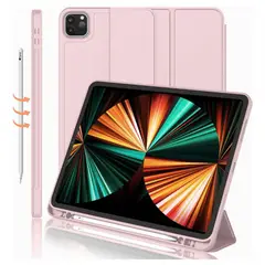 GENERICO - Funda Smart Case Protector Para iPad Pro 12 .9" - ROSADO