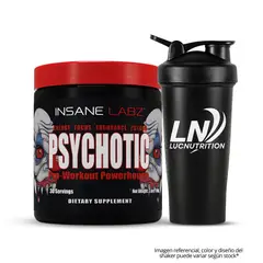 INSANE LABZ - Psychotic Rojo 30 servicios - Grape (Psychotic Red) + Shaker