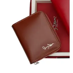 PERRY JHAN - Billetera de mano en Cuero para mujer