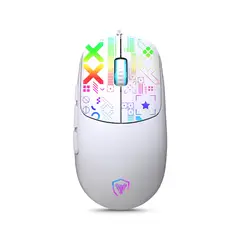 MICRONICS - MOUSE GAMER BLANCO RGB 12800DPI X-BYTE MIC GM889