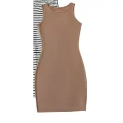 GENERICO - Vestido Marron de verano